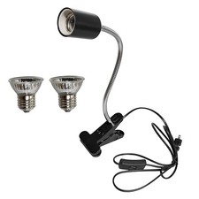 APlayfulBee Reptile Heating Lamp UVA UVB Lighting with Bracket, 25W ...