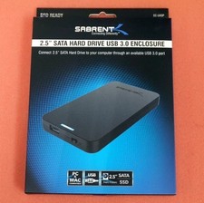 Sabrent 2.5" SATA/SSD USB 3.0 External Hard Drive Enclosure w/750 GB Hard Drive 