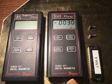 Dwyer series 477 digital manometer TESTED WORKING