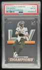 2022 Clearly Donruss Tom Brady Clearly Champions #CC1 PSA 8 Buccaneers