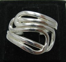 Stylish Genuine Sterling Silver Ring Solid 925 Handmade Hallmarked Empress