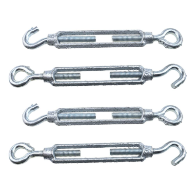 #ad #ad M6 Hook to Eye Turnbuckles Stainless Steel Solid Tighten Clothesline Wire $17.90