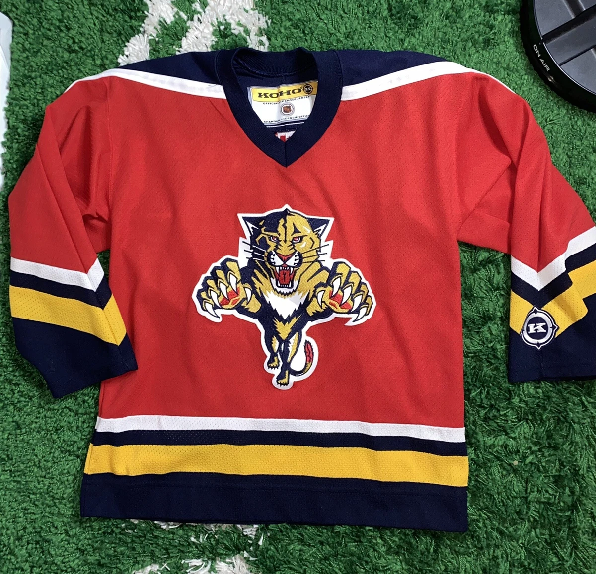 非対面販売 CCM NHL TEAM PANTHERS パンサーズ ゲームシャツ 古着