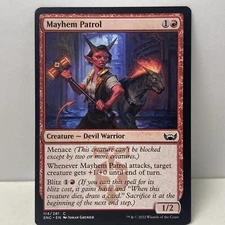 Mayhem Patrol (114) Streets Of New Capenna SNC MTG Magic The Gathering