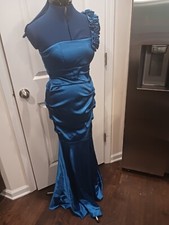 Blondie nites by Stacy Sklar Blue Mermaid Gown 9