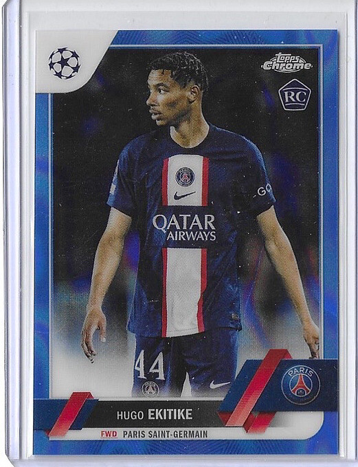 22-23 Topps Chrome EKITIKE エキチケ 直筆サイン RC 2022-23 Topps Chrome UEFA Club Competitions Hugo Ekitike RC
