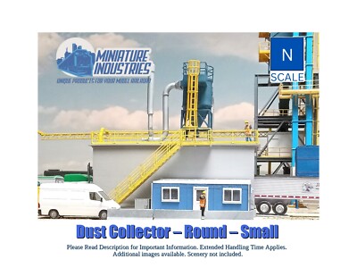 N Scale Dust Collection Rd. S. Kit for Grain Elevator Structures 1:160 