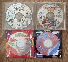 🔥Lot Of 4 Original Kellogg’s And General Mills CD ROM Games🔥