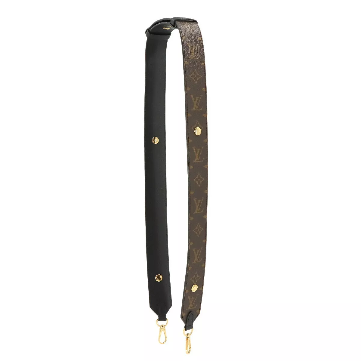 LOUIS VUITTON Monogram Shoulder Strap Brown J02465 90226318 | eBay
