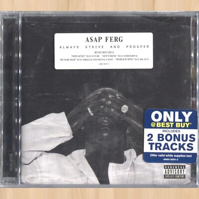 +2 BONUS TRACKS----  A$AP FERG Always Strive and Prosper BEST BUY CD        0130