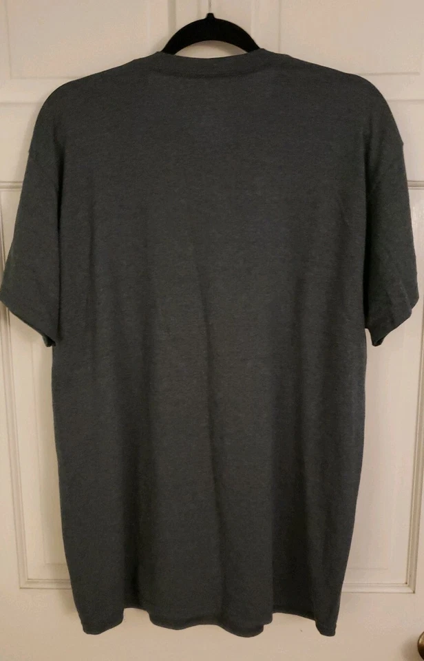 Camiseta ILLINOIS STATE HOM Gris Brezo Mezcla Seca Algodón Poli L Nueva Sin Etiquetas  Foto 4 de 4