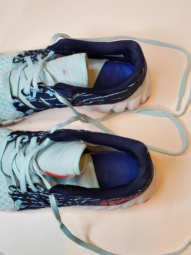 Reebok Shoes twist foam athletic women's 9 STAINS FLAW 039501415 TEAL Blue READ - Picture 13 of 17