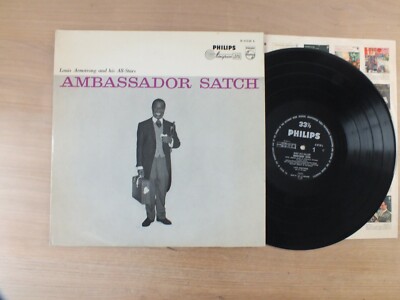 Louis Armstrong  - Ambassador Satch   Philips  B 07138 L   LP  Vinyl vg++   #1