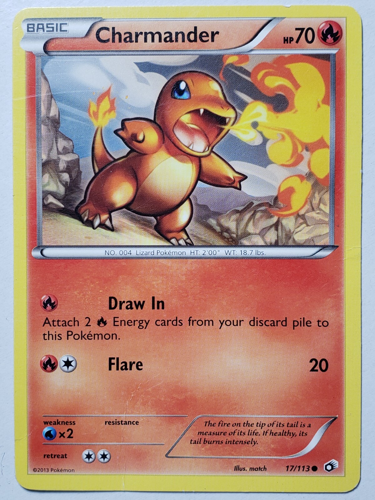 Charmander 17/113 PL - Legendary Treasures Pokemon Card - $2 Combined Shipping