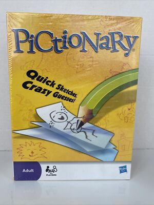 Pictionary - BRAND NEW - Game Of Quick Sketches and Crazy Guesses Adult Sealed