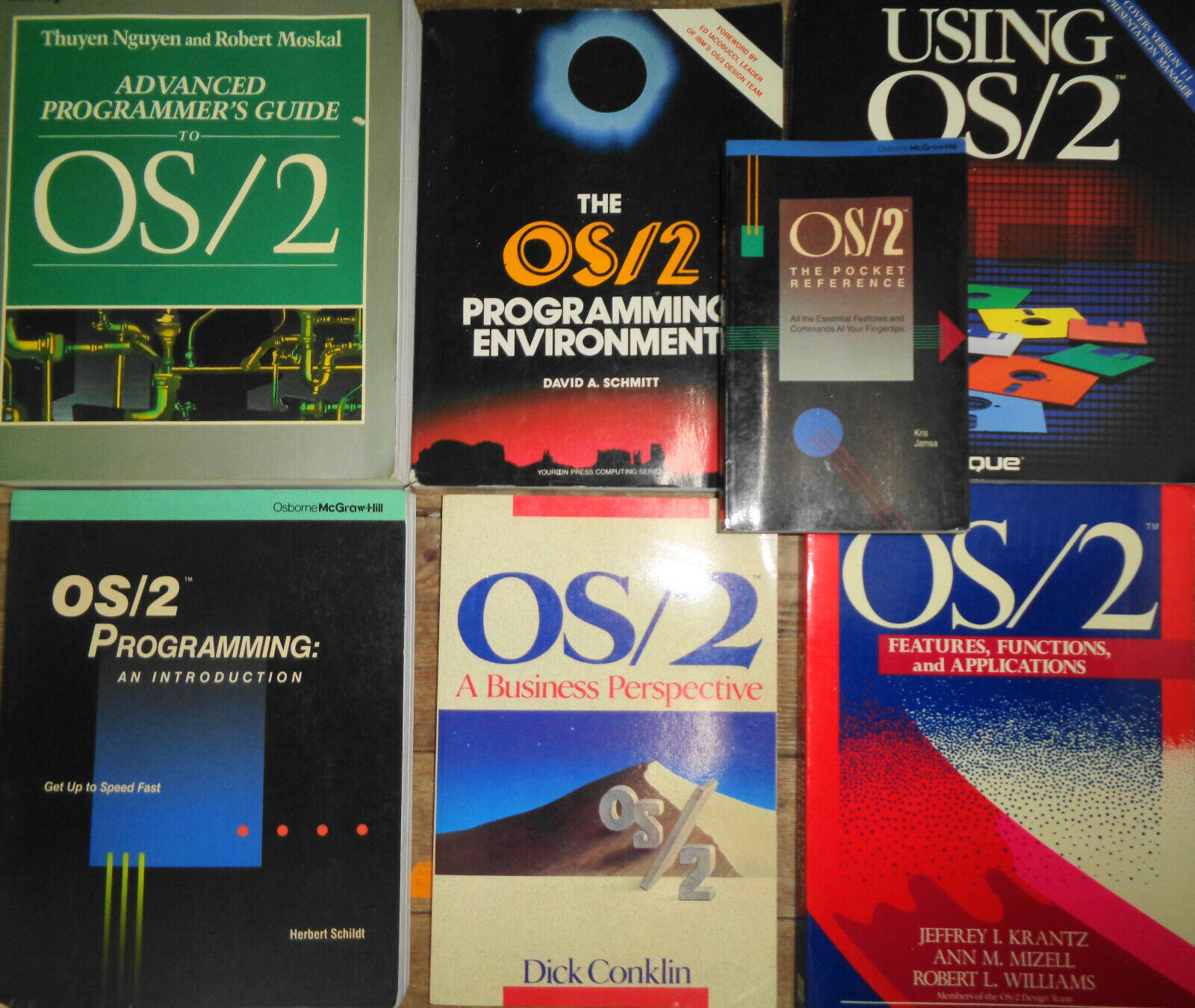 OS/2 Programowanie elementów 7 książek Bogaty