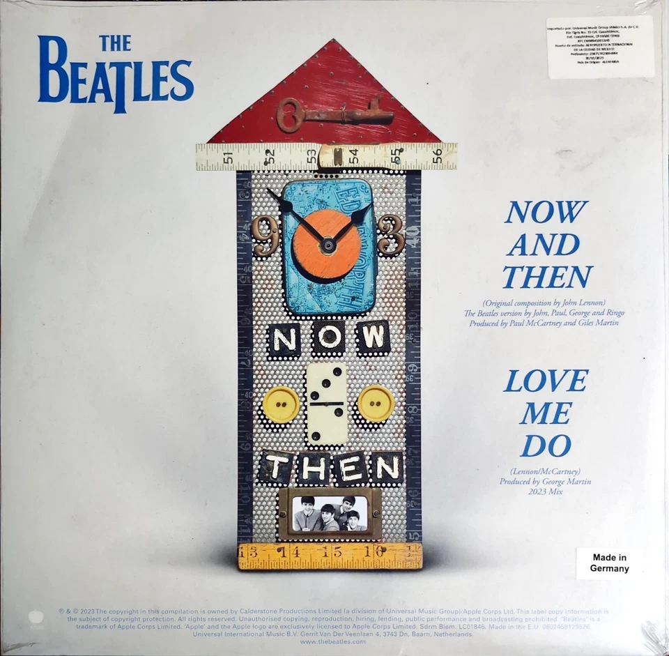 The Beatles – Now And Then / Love Me Do (2023, LP) Black Vinyl 12" Foto 2 de 2