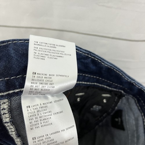 Miss Me Jeans Womens Size 25 Curvy Signature Crop Gem Rhinestone Mid Rise - Picture 14 of 18