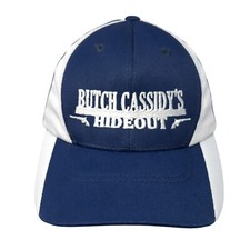 Butch Cassidy's Hideout Strapback Hat Blue Youth One Size Sport-Tek