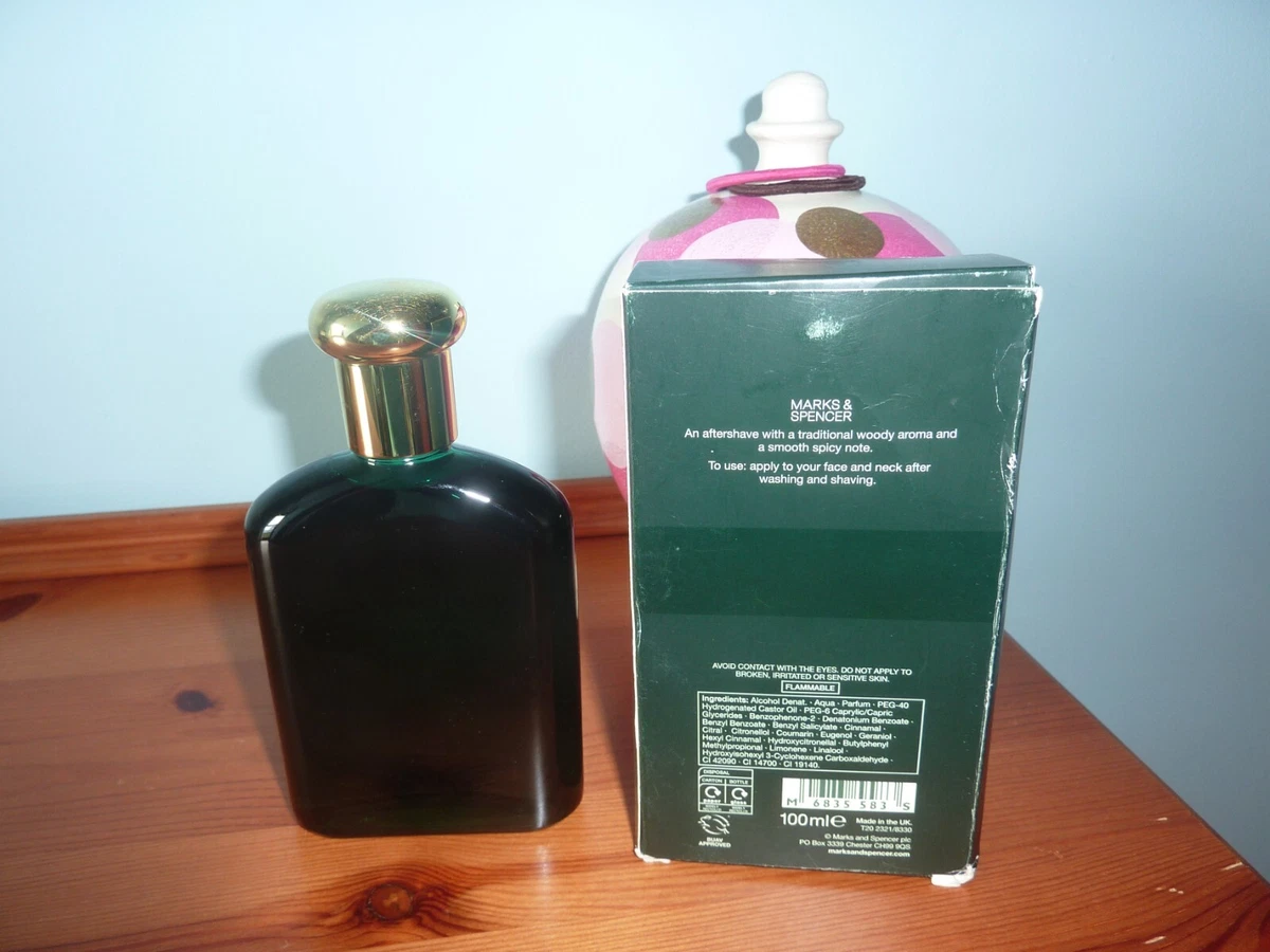 Mens M S Marks Spencer Woodspice For Men After Shave 100ml New Boxed