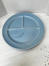 Vintage Luray Pastels Divided Plate Pale Blue No Chips or Cracks Lovely