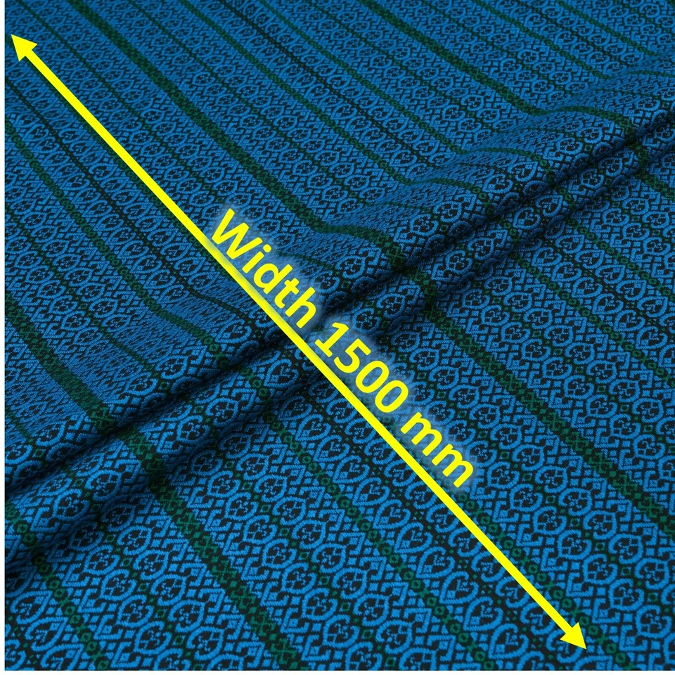 Woven Fabric with Embroidered Ornaments (Lot 1×1,5 m) - Image 2 of 4