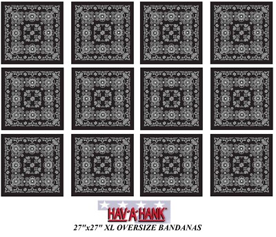 Hav-A-Hank 27x27 Rustic Paisley Bandanna, Made in USA Hav-A-Hank 27x27 Rustic Paisley Bandanna, Made in USA