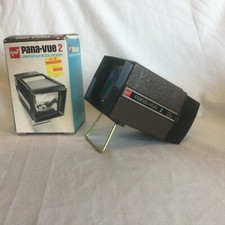 GAF Pana-Vue 2 Lighted 2 x 2 Slide Viewer - Vintage 35mm With Box 6562 TESTED