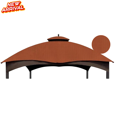 #ad 10 x 12ft Red Rust Replacement Canopy Top Cover for Lowes Allen Roth Gazebo Tent $104.88