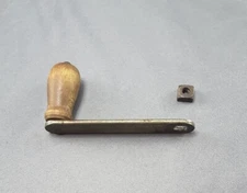 Vintage 4" Long Hand Grinder Handle Part  fits 1/4" Shaft