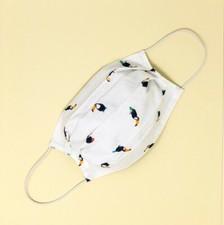 Premium Handmade Cotton Face Mask Filter Packet Washable Reusable - Toucan Bird