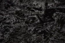 Velvet Panne Crushed Backdrop Velour Stretch Fabric 60" Wide BLACK