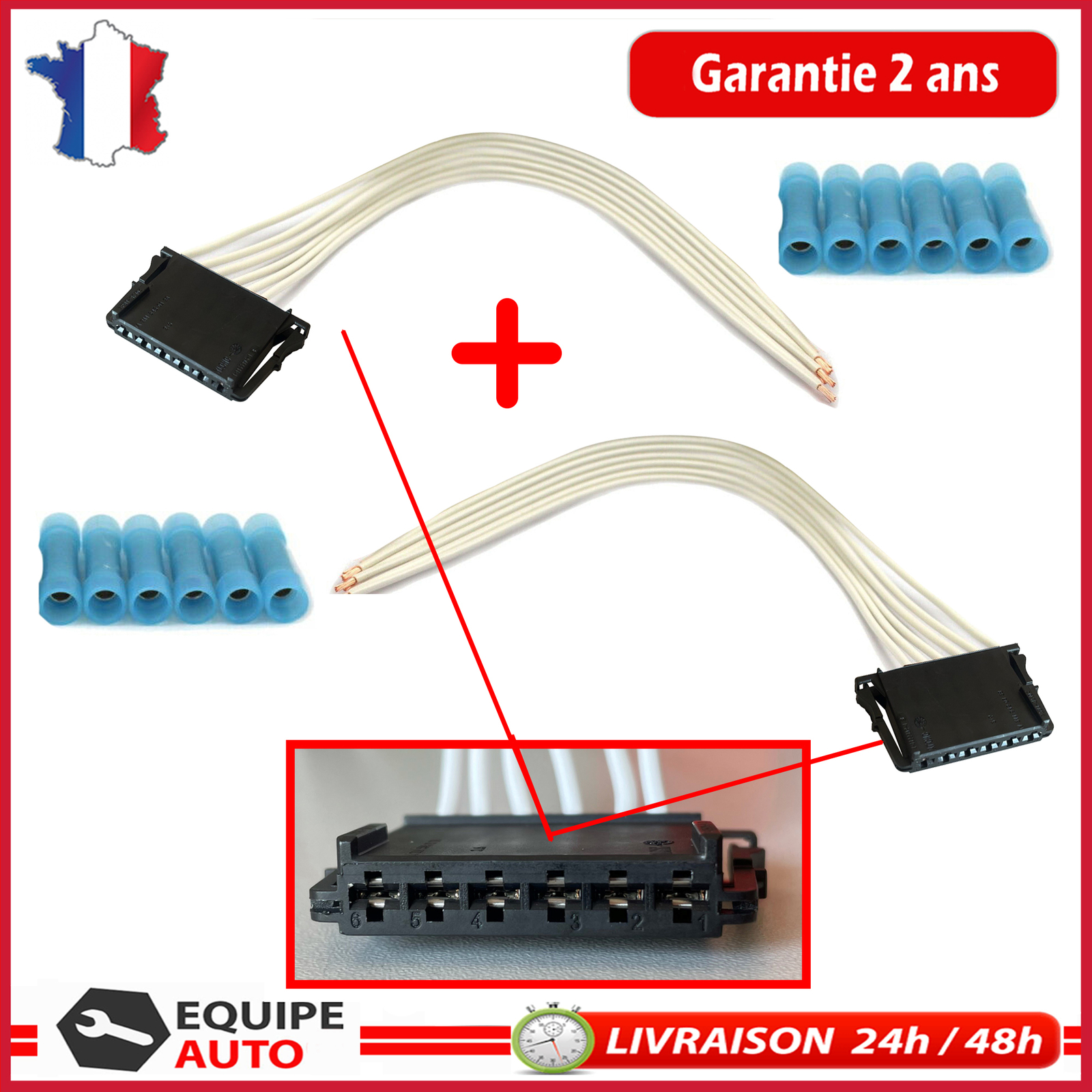 Faisceau platine feux arriere pour reparation Mercedes Classe M W164 avant controle technique