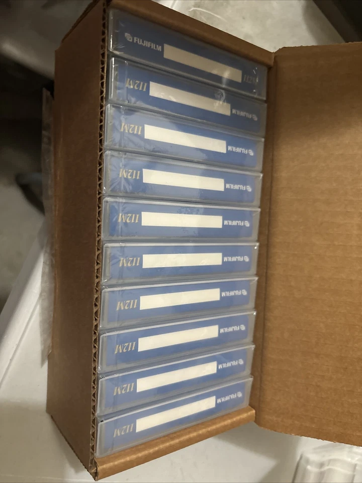 NEW Fujifilm 112M 5GB/10GB 8mm Data Tape New Sealed Box Of 10 - Image 3 of 3