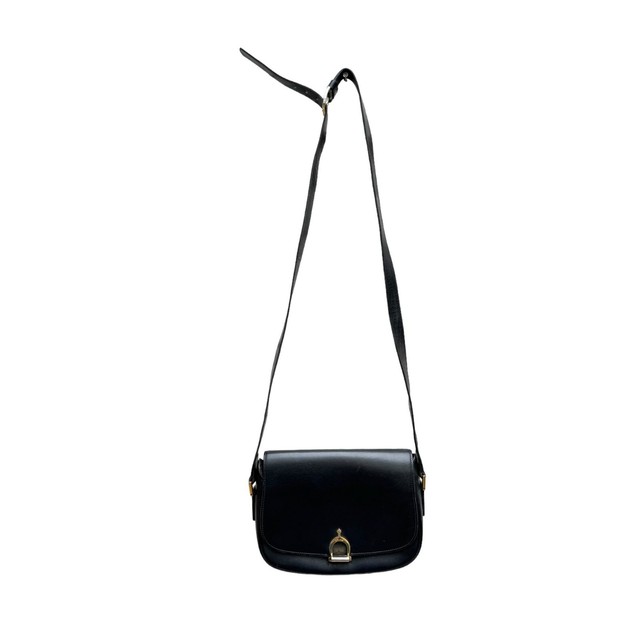 Celine  Crecy Vintage Black Leather Bag One size