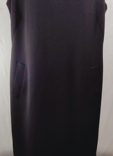 Dana Buchman Little Black Dress 10 Basic Shift Sheath Lined Pockets Classic Chic - Picture 10 of 19