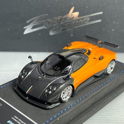 1/43 Peako Pagani Zonda F cinque Metallic Orange / Carbon