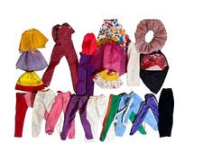 Lot of Vintage 80s 90s Barbie Clothes - Pants Skirts Overalls Jumpsuit - 20 pc