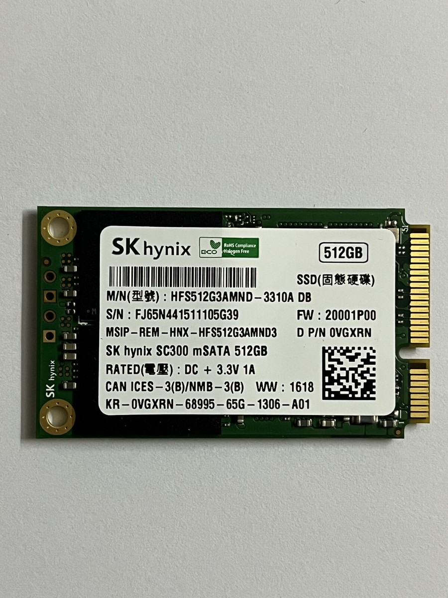 SK Hynix HFS512G3AMND-3310A 512GB SC300 mSATA SSD 6Gb/s Solid
