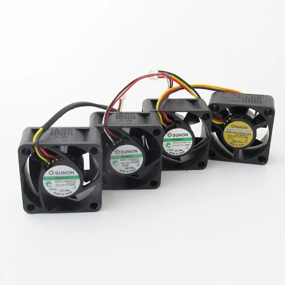 10x SUNON DC Cooling Fan 40x40x20mm 4020 12V 3pin 0.6W 0.8W 1.38W 2.4W Optional - Image 4 of 4