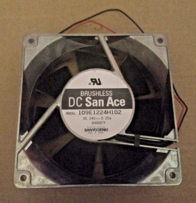 SANYO DENKI-DC SAN ACE 109E1224H102 Brushless Fan 24V, 0.25A