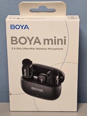 Boya - Boya Mini 2.4 GHz Ultra-Mini Wireless Microphone AI noise Canceling -New!
