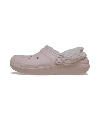 Crocs Classic Fleece Lined Clog Fleece Strap Quatz 211396-6UR Unisex Shoes