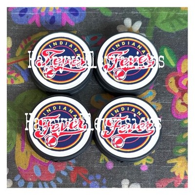 4 Piece Womens Basketball Team INDIANA Silicone Focal Beads DIY Jewelry Pens
