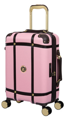 IT Gepäck Superiority 8-Rad Hartschalenkoffer erweiterbar 55 cm klein silber pink TSA