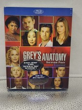 Grey's Anatomy Season Four 4th Expanded Blu-ray, 2008,4-disc set New, Sealed