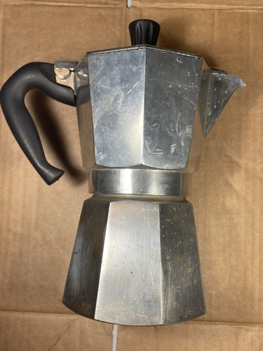 Bialetti Moka Express Macchina da espresso italiana con piano cottura - COSÌ COM'È / SOLO RICAMBI - Foto 6 di 24