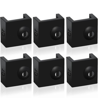 3D Printer Hotend Silicone Sock, 6 PCS Heater Block Cover for... 