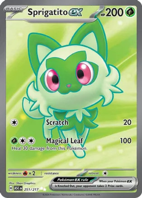 #ad Sprigatito ex 251 217 Ascended Heroes Ultra Rare NM $3.71