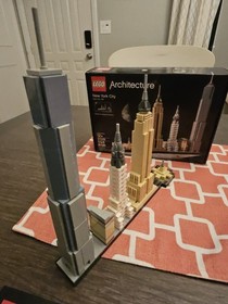 LEGO Architecture New York City Skyline 21028 100% Complete W Box & Instructions